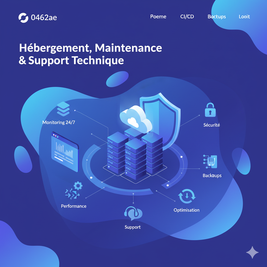 Hébergement, Maintenance & Support Technique