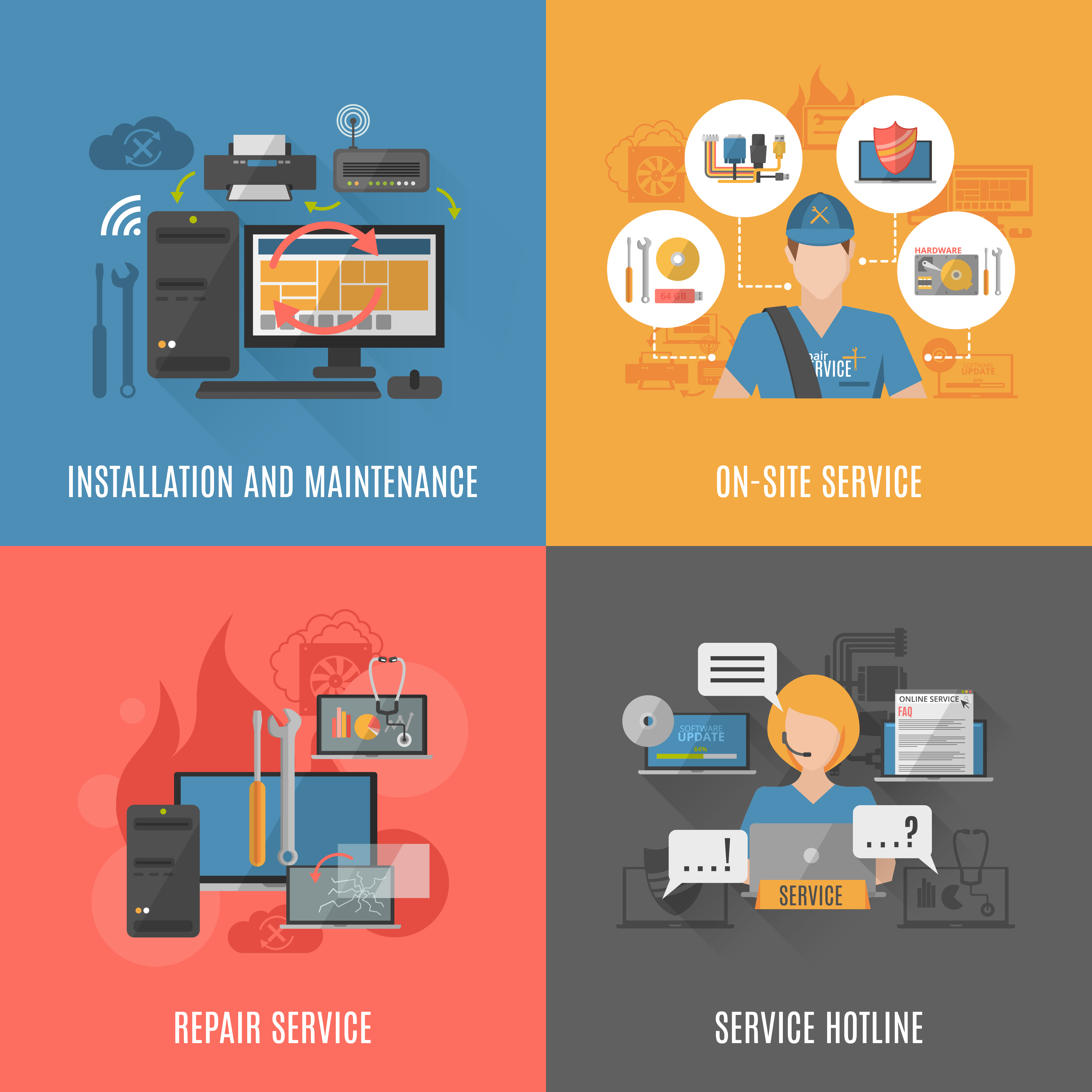 Hébergement, Maintenance & Support Technique